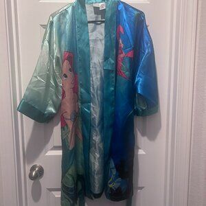 Disney's Little Mermaid Satin Robe in Size Large/Extra-Large